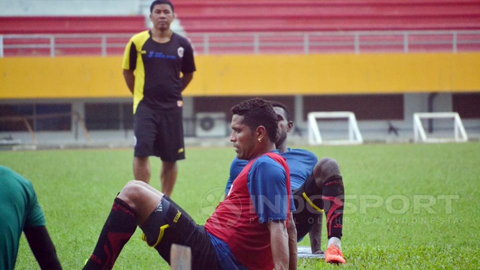 Pemain Sriwijaya FC, Alberto Goncalves. Copyright: muhammad effendi/Indosport.com