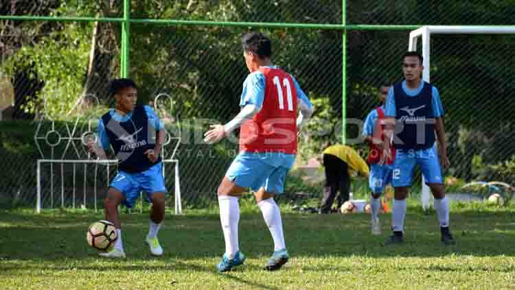 Semen Padang saat sedang latihan. Copyright: Taufik Hidayat/INDOSPORT