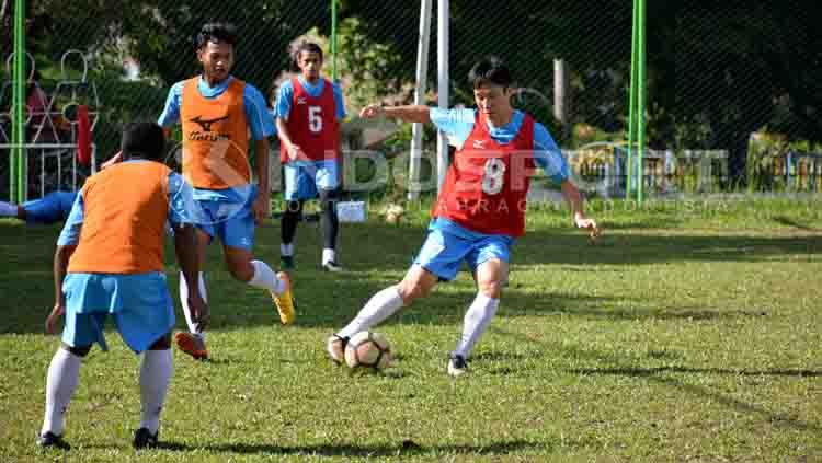 Semen Padang saat sedang latihan. Copyright: Taufik Hidayat/INDOSPORT