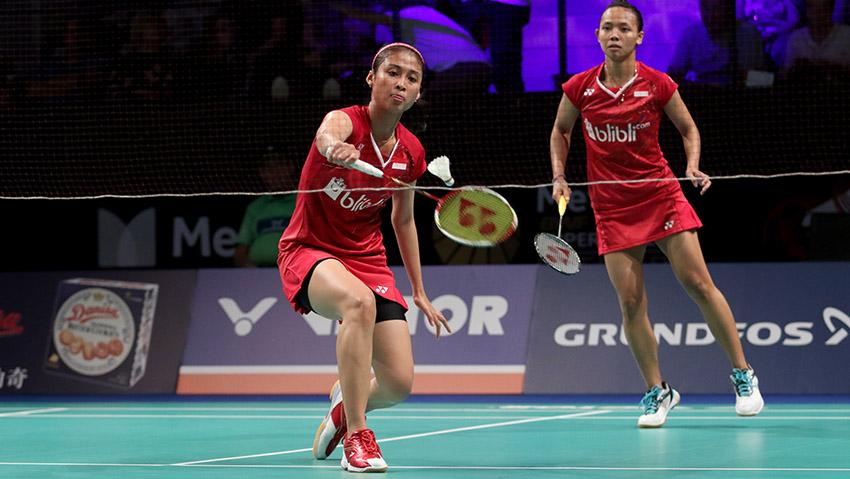 Rizki Amelia Pradipta dan Della Destiara Haris, Denmark Super Series Premier 2017.