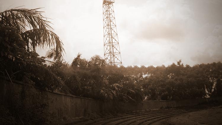 Stadion Patra Jaya. Copyright: palembangdalamsketsa