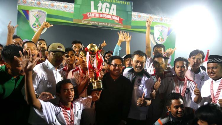 Liga Santri PP Nurul Islam Jember juara tahun 2015. Copyright: Twitter Liga Santri Nusantara