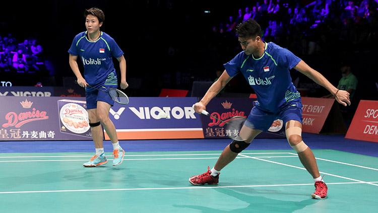 Tontowi Ahmad dan Liliyana Natsir gagal tembus Denmark Super Series Premier 2017. Copyright: HUMAS PP PBSI