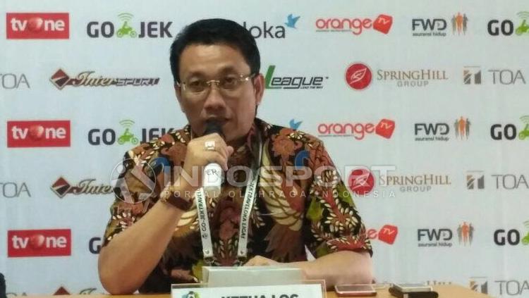 Ketua Panpel Persija, Arief Perdana Kusuma. Copyright: Muhammad Adiyaksa/INDOSPORT