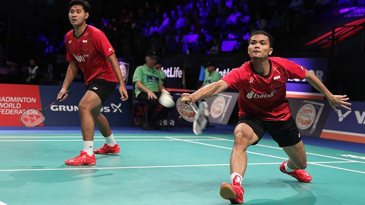 Disinyalir jadi pasangan berbahaya, Ricky Karanda Suwardi bakal turun gunung di sektor ganda campuran dalam turnamen Indonesia Masters Super 100 tahun 2022. - INDOSPORT