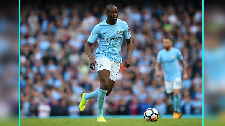 Yaya Toure, gelandang Man City. Copyright: INDOSPORT