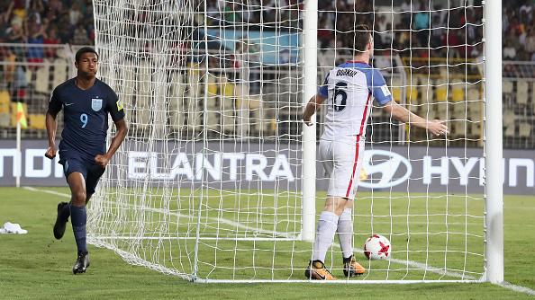 Rhian Brewster, striker Timnas Inggris U-17. Copyright: INDOSPORT