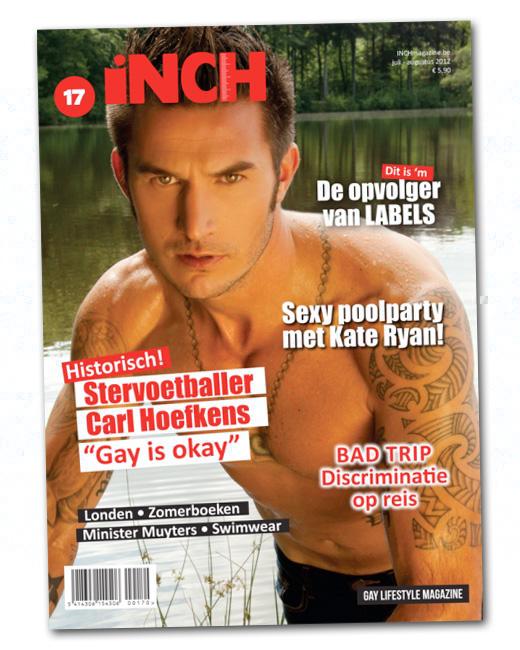 Carl Hoefkens berpose untuk majalah gay. Copyright: -