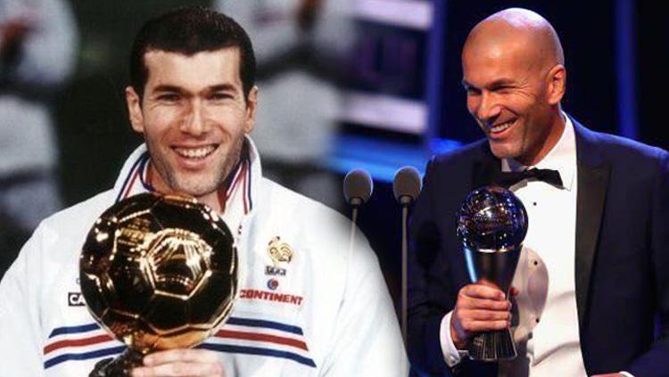 Zinedine Zidane jadi pelatih terbaik versi FIFA. Copyright: Twitter