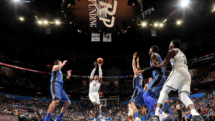 Situasi pertandingan Brooklyn Nets vs Orlando Magic. Copyright: INDOSPORT