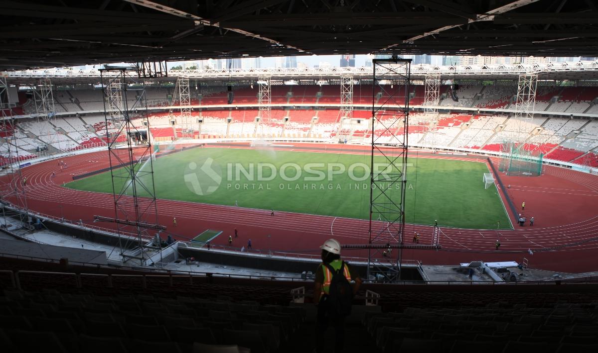 Renovasi SUGBK sudah mencapai 91 persen Copyright: Indosport/Herry Ibrahim