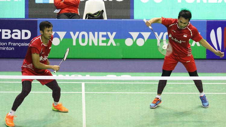 Mohammad Ahsan/Rian Agung Saputro mencatatkan diri sebagai runner up Kejuaraan Dunia Bulutangkis 2017 dengan julukannya sebagai duo syar’i.