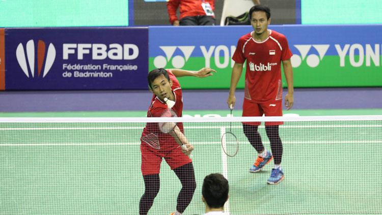 Pebulutangkis gandaputra Indonesia, Mohammad Ahsan//Rian Agung Saputro. Copyright: PBSI