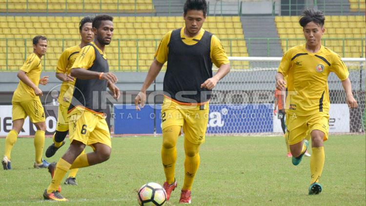 Semen Padang saat sedang latihan. Copyright: Taufik Hidayat/INDOSPORT