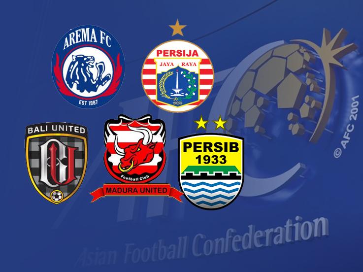 Logo, Persib Bandung, Bali United, Madura United, Persija Jakarta, dan Arema FC. Copyright: Grafis: Eli Suhaeli/INDOSPORT