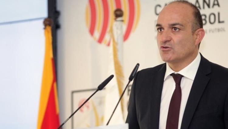 Presiden Federasi Sepakbola Catalunya, Andreu Subies. Copyright: Fundació Esportiva Grama