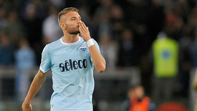 Pemain Lazio, Ciro Immobile. Copyright: INDOSPORT