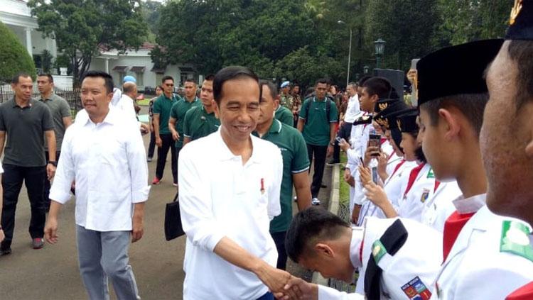 Presiden RI, Jokowi hadir dalam perayaan Hari Sumpah Pemuda. Copyright: Kumparan.com