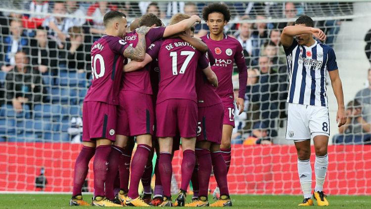 Man City Menang atas WBA. - INDOSPORT