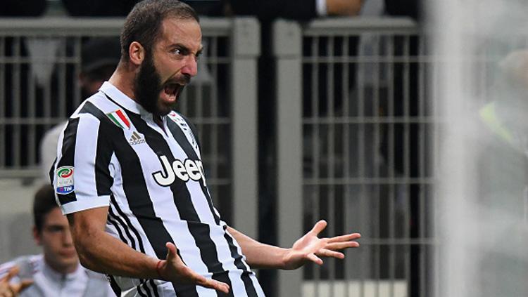 Selebrasi Gonzalo Higuain. Copyright: INDOSPORT