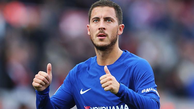 Eden Hazard, pemain megabintang Chelsea. Copyright: INDOSPORT