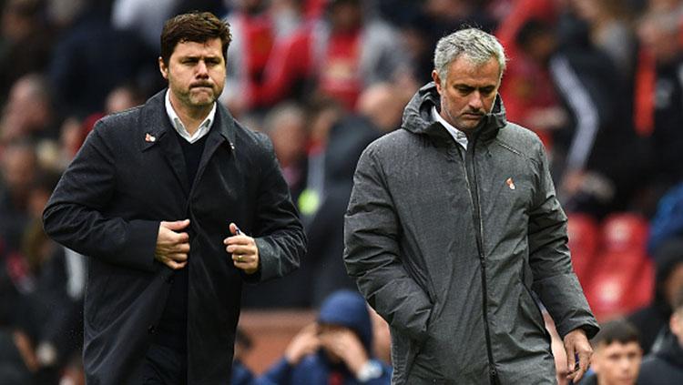 Mauricio Pochettino dan Jose Mourinho.