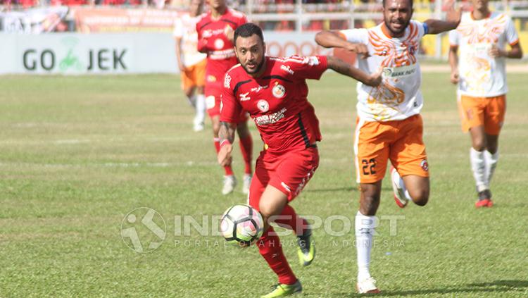 Marcel Sacramento, striker Semen Padang Copyright: Indosport/Taufik Hidayat