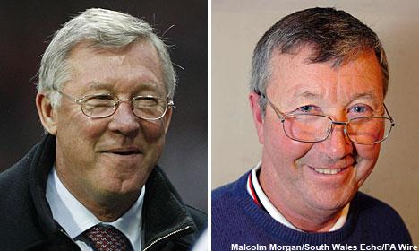 Alex Ferguson dan Allan Mullins Copyright: Daily Mail