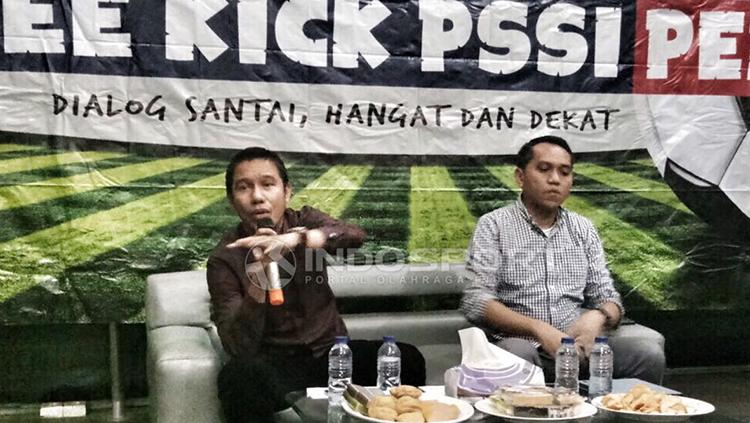 Diskusi PSSI Pers. Copyright: Herry Ibrahim/INDOSPORT