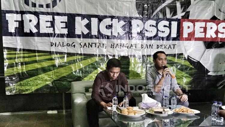 Diskusi PSSI Pers. Copyright: Herry Ibrahim/INDOSPORT