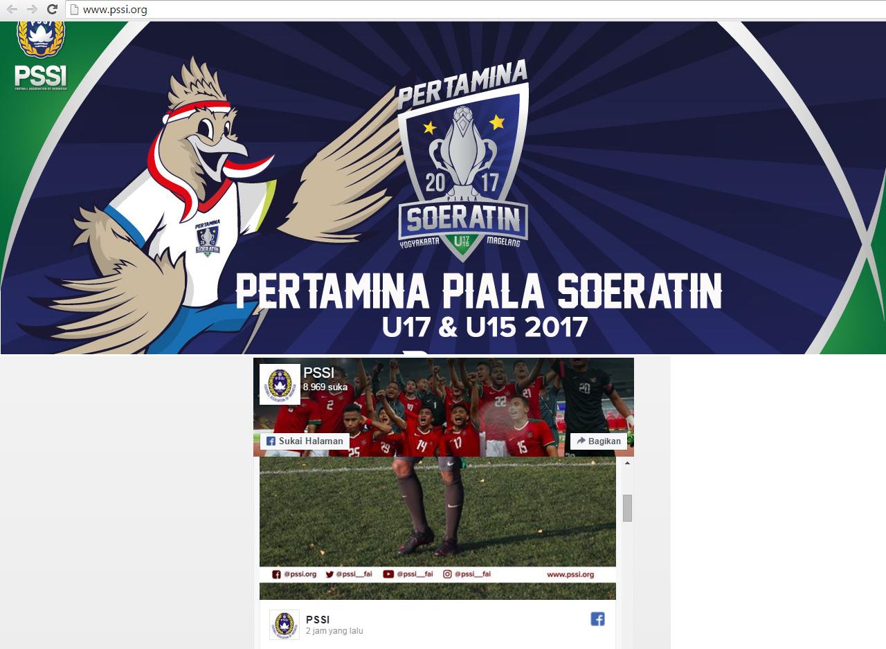 Piala Soeratin U-17 dan U-15 2017. Copyright: www.pssi.org