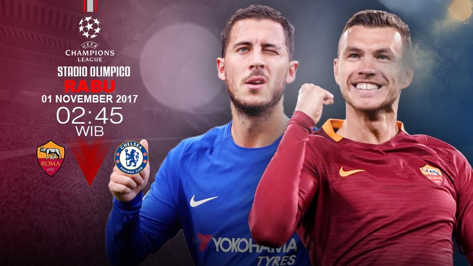 Prediksi AS Roma vs Chelsea. Copyright: Grafis: Eli Suhaeli/INDOSPORT