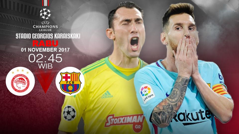 Prediksi Olympiakos vs Barcelona. Copyright: Grafis: Eli Suhaeli/INDOSPORT