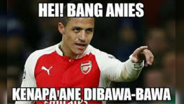 Meme Alexis Sancez Copyright: Istimewa