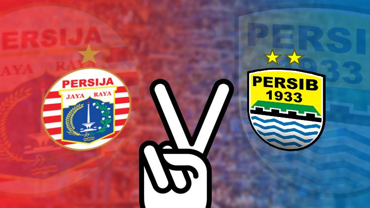 Persija Jakarta vs Persib Bandung. Copyright: Grafis: Eli Suhaeli/INDOSPORT