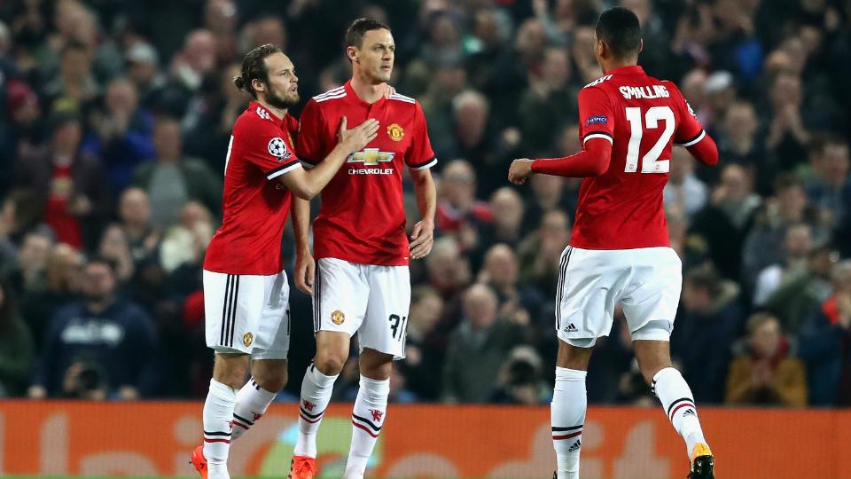Skuat Manchester United saat melawan Benfica.
