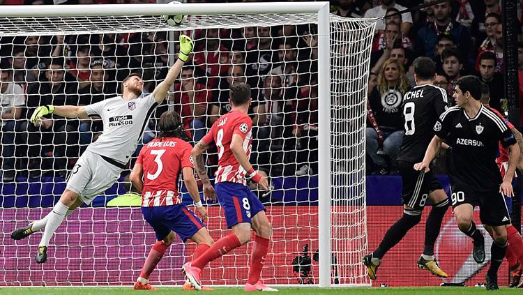 Atletico Madrid vs Qarabag. Copyright: Daily Mail