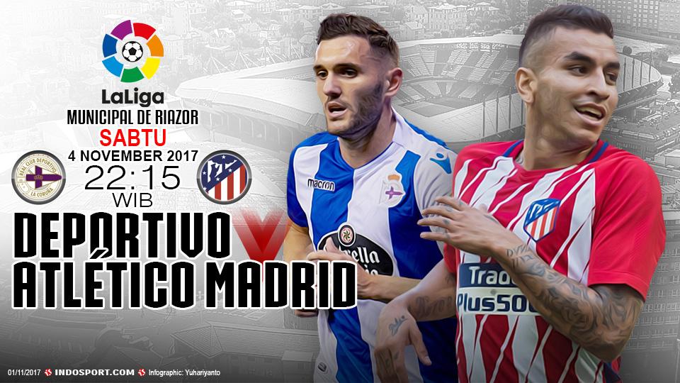 Prediksi Deportivo La Coruna vs Atletico Madrid - INDOSPORT