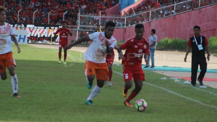 Pemain muda Semen Padang, Fridolin Kristof Yoku.
