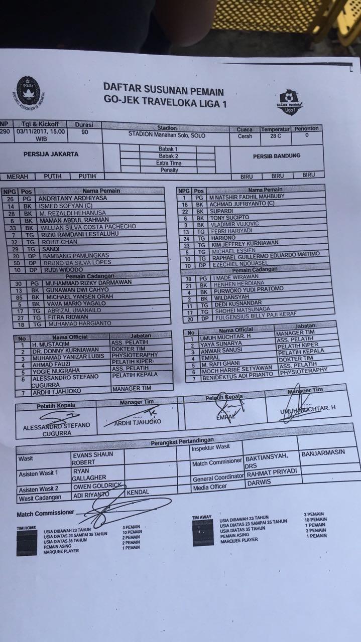 DSP Persija vs Persib. Copyright: INDOSPORT/Adiyaksa