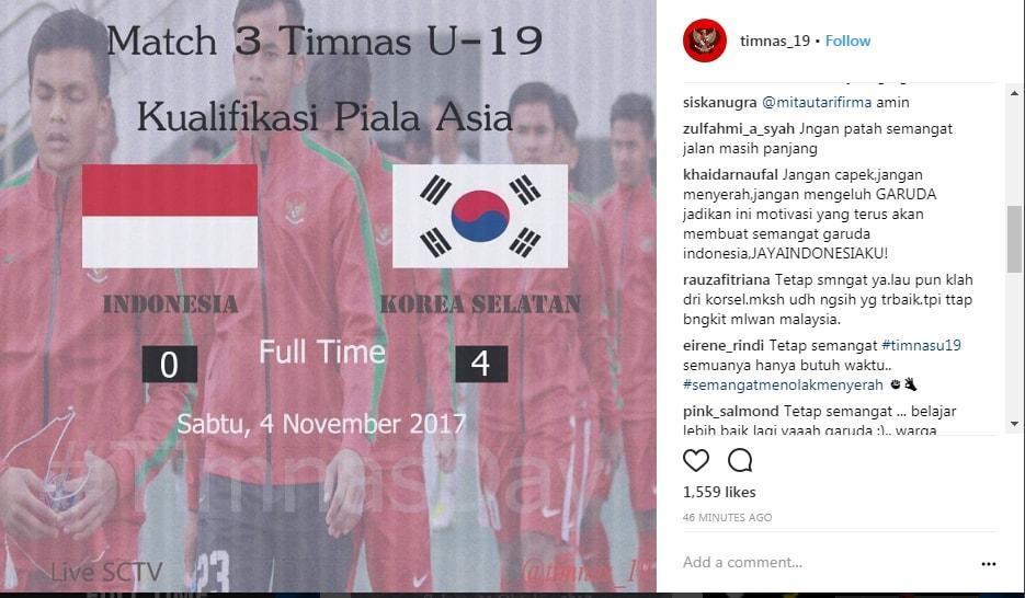 Instagram unofficial Timnas U-19 Copyright: instagram