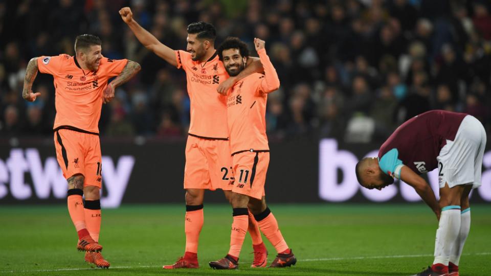 West Ham vs Liverpool. Copyright: INDOSPORT