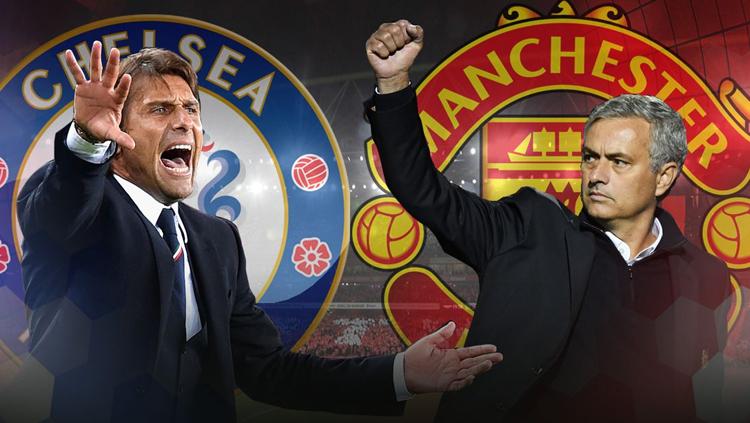 Antonio Conte dan Jose Mourinho.