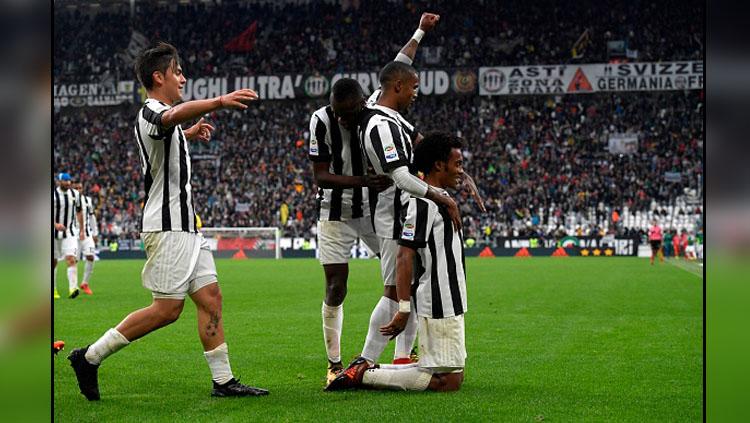 Selebrasi para pemain Juventus. Copyright: INDOSPORT