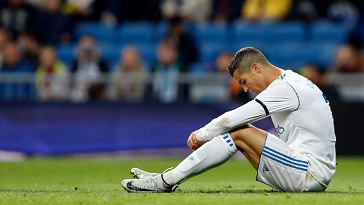 Cristiano Ronaldo kembali gagal cetak gol saat lawan Las Palmas. Copyright: INDOSPORT