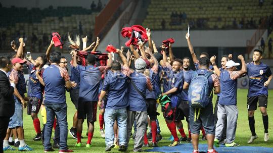 Persipura U-19 menjuarai Liga 1 U-19.