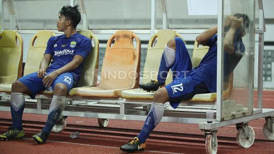 Kesedihan para pemain Persib Bandung U-19.