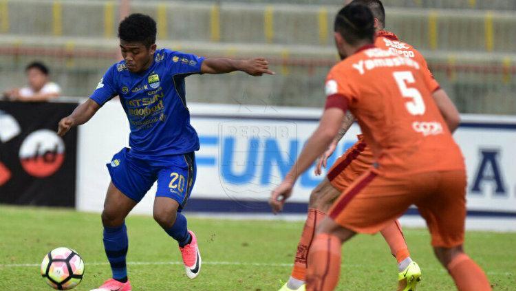 Blily Keraf, jadi Salah Satu Pencetak Gol di Laga Borneo vs Persib Copyright: PERSIB
