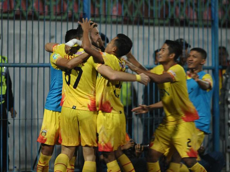 Bhayangkara FC Berselebrasi Copyright: MEDIA BHAYANGKARA