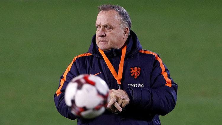 Pelatih Timnas Belanda, Dick Advocaat.
